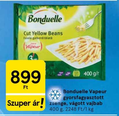 Bonduelle Vapeur gyorsfagyasztott zsenge vágott vajbab