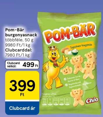 Pom-Bär burgonyasnack