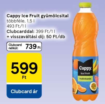 Cappy Ice Fruit gyümölcsital