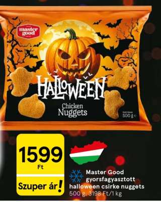 Master Good gyorsfagyasztott halloween csirke nuggets