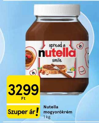 Nutella mogyorókrém