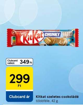 Kitkat szeletes csokoládé