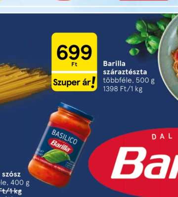 Barilla száraztészta