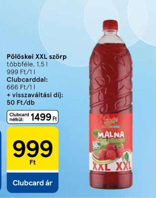 Pölöskei XXL szörp