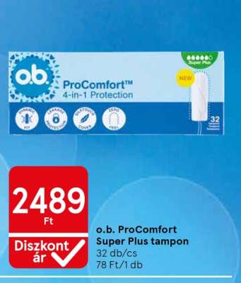 o.b. ProComfort Super Plus tampon