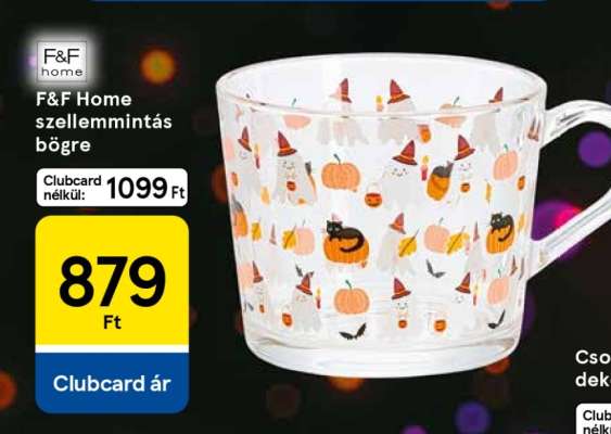 F&F Home szellemmintás bögre
