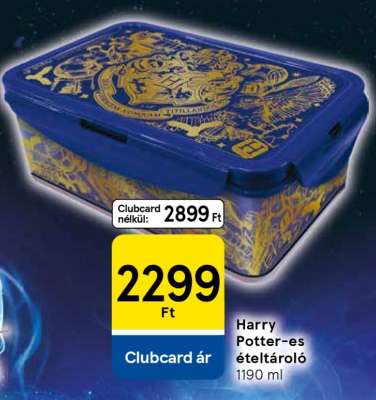Harry Potter-es ételtároló