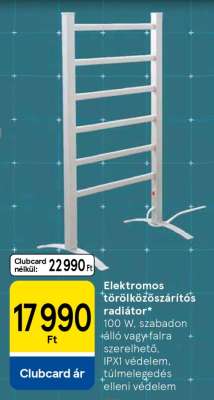 Elektromos törölközőszárítós radiátor