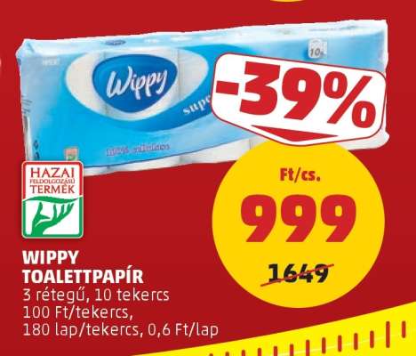 Wippy Toalettpapír