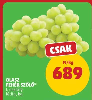 Olasz fehér szőlő