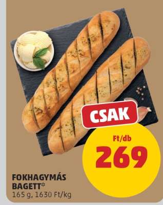 Fokhagymás Bagett