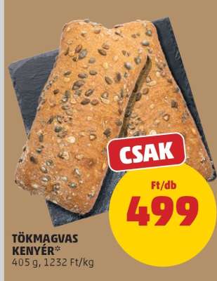 Tökmagvas kenyér