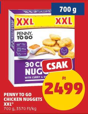 PENNY TO GO CHICKEN NUGGETS XXL