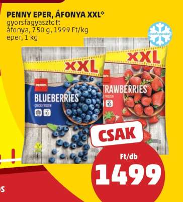 PENNY EPER, ÁFONYA XXL