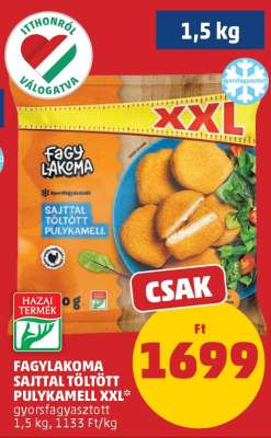 Fagy Lakoma Sajttal Töltött Pulykamell XXL