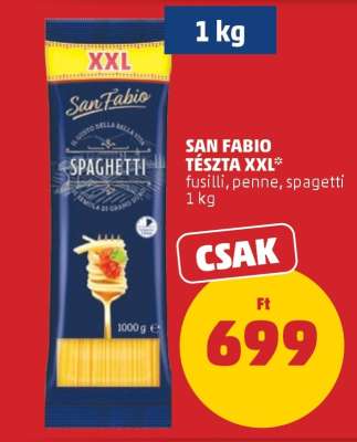 San Fabio Tészta XXL