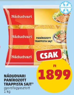 Nádudvari Panírozott Trappista Sajt
