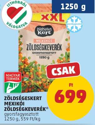 Zöldségeskert Mexikói Zöldségkeverék