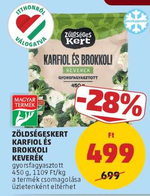 Zöldségeskert Karfiol és Brokkoli keverék