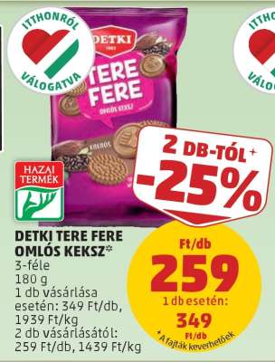 DETKI Tere Fere omlós keksz*