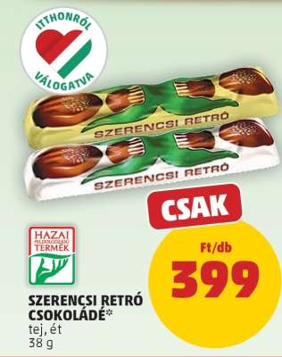 SZERENCSI RETRÓ CSOKOLÁDÉ