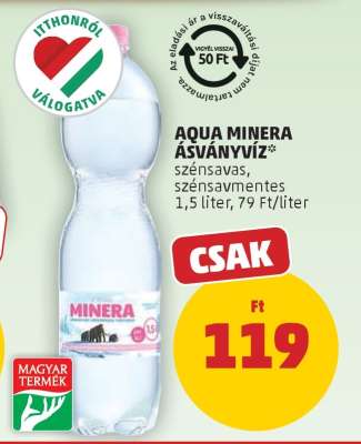 Aqua Minera Ásványvíz