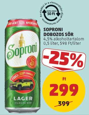 Soproni Dobozos Sör