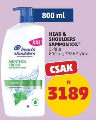 Head & Shoulders Sampon XXL