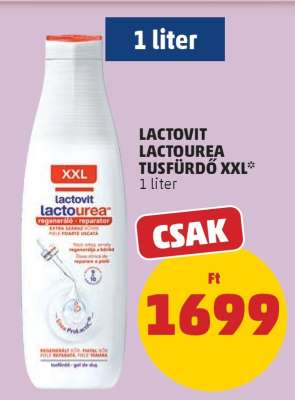Lactovit Lactourea Tusfürdő XXL