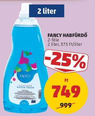 FANCY HABFÜRDŐ