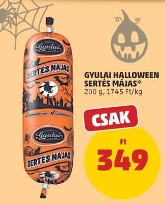 Gyulai Halloween Sertés Májas