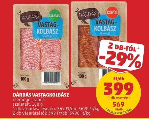 Dárdás Vastagkolbász