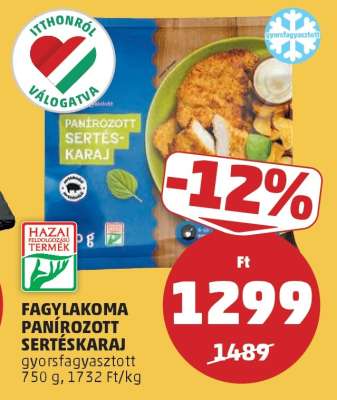 Fagylakoma Panírozott Sertéskaraj