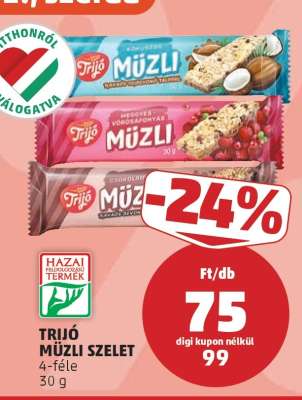 TRIJÓ MÜZLI SZELET