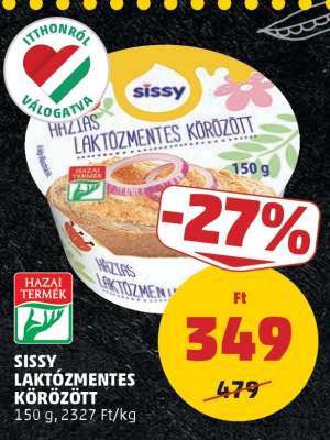 SISSY LAKTÓZMENTES KÖRÖZÖTT