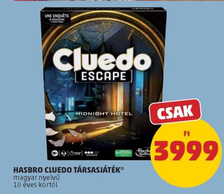 HASBRO CLUEDO TÁRSASJÁTÉK