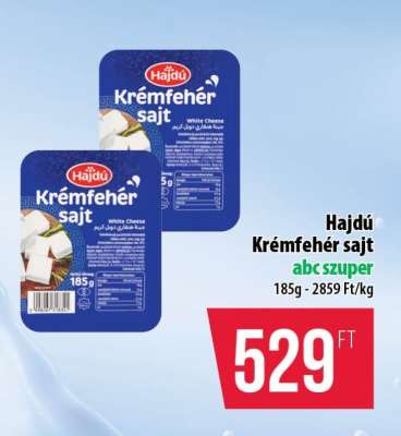 Hajdú Krémfehér Sajt