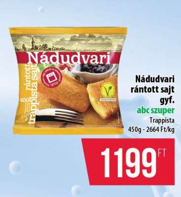 Nádudvari rántott sajt gyf.