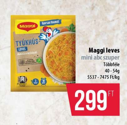 Maggi leves mini abc szuper