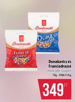 Dunakavics és Franciadrazsé