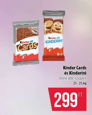 Kinder Cards és Kinderini
