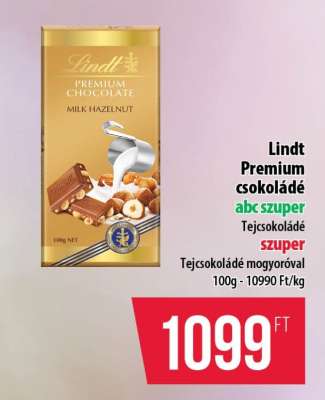 Lindt Premium csokoládé