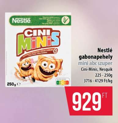Nestlé gabonapehely mini abcszuper