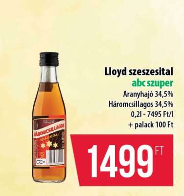Lloyd szeszesital