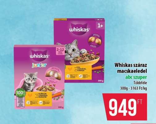 Whiskas száraz macskaeledel