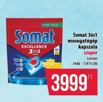 Somat 3in1 mosogatógép kapszula
