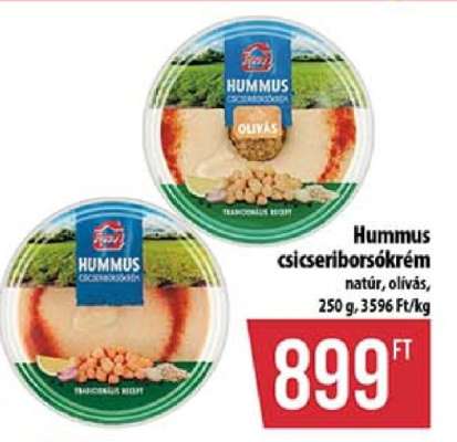 Hummus Csicseriborsókrém