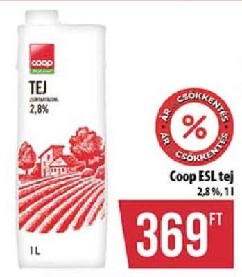 Coop Esl tej