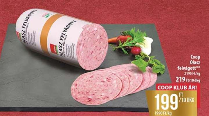 Coop olasz felvágott