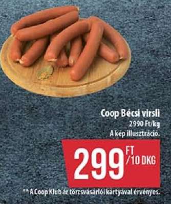 Coop Bécsi virsli